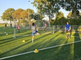 Voetvolleytoernooitje S.K.N.W.K. JO19-1 tijdens de training (13/26)